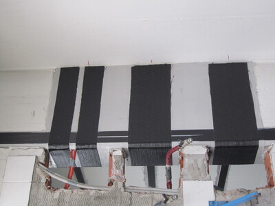 S&P C-sheet 640 for reinforcement of beams despite limited space